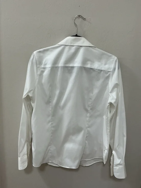 Peck & Peck Classic White Button-Down Shirt size 12 - Picture 2 of 4